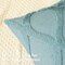 Spring Throw Pillow Covers 18x18 Inch Set of 2, Soft Plush Faux Fur Wool Aqua Couch Pillow Covers, Decorative Pillow Cases for Bed Sofa Living Room Home Decor